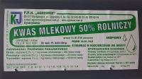 Kwas mlekowy   50%   op. 5kg